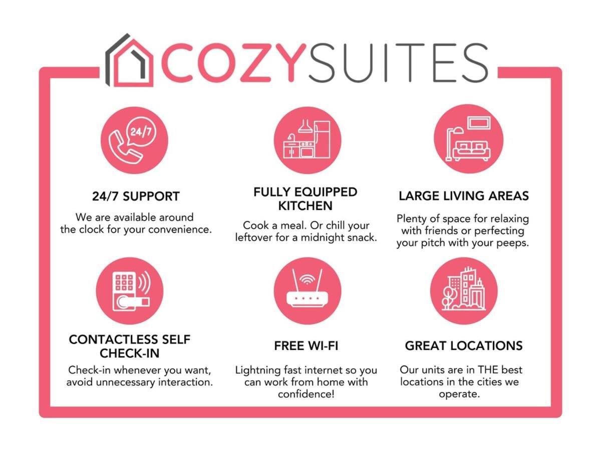 Modern Downtown Apartment 2Br 2Ba By Cozysuites インディアナポリス エクステリア 写真